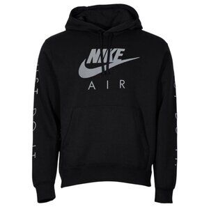 Nike Men's Air JDI Fleece Hoodie Fleece Black Reflective Size L NEW WITH TAGS!